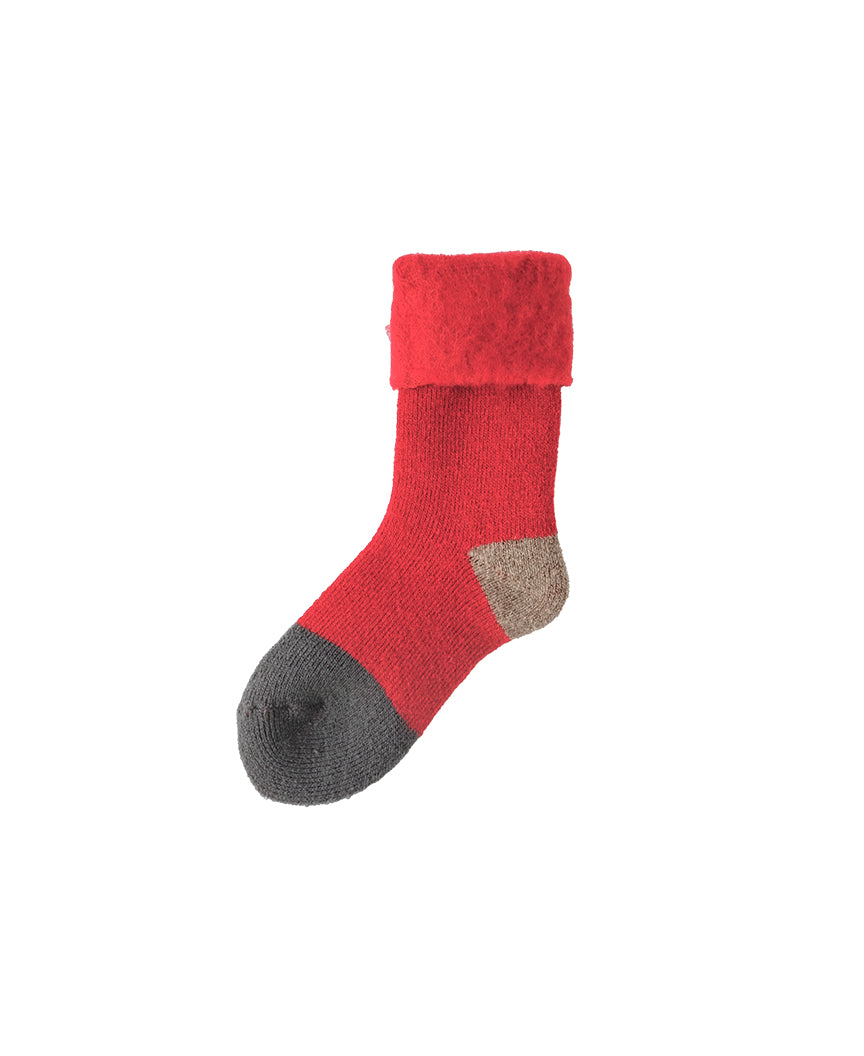 内側起毛ソックス レッド サイズ1 1159021