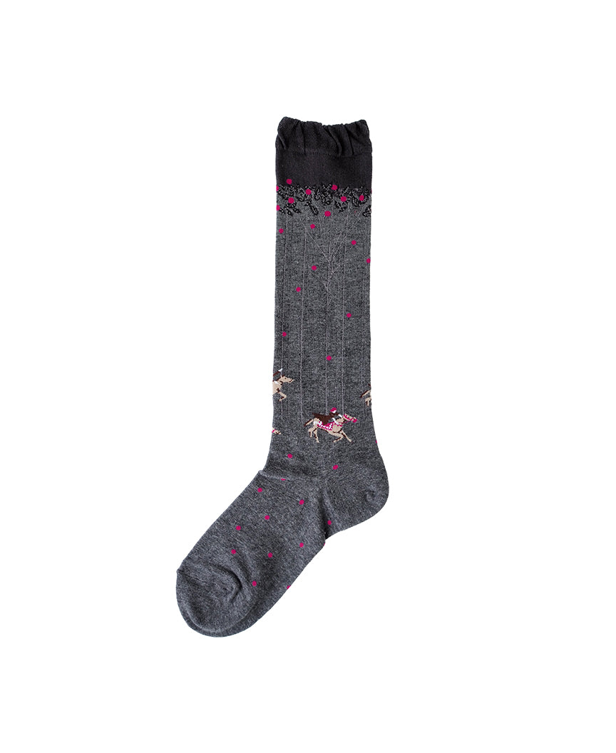 ハイゲージハイソックス ホース グレー サイズ1 1178031