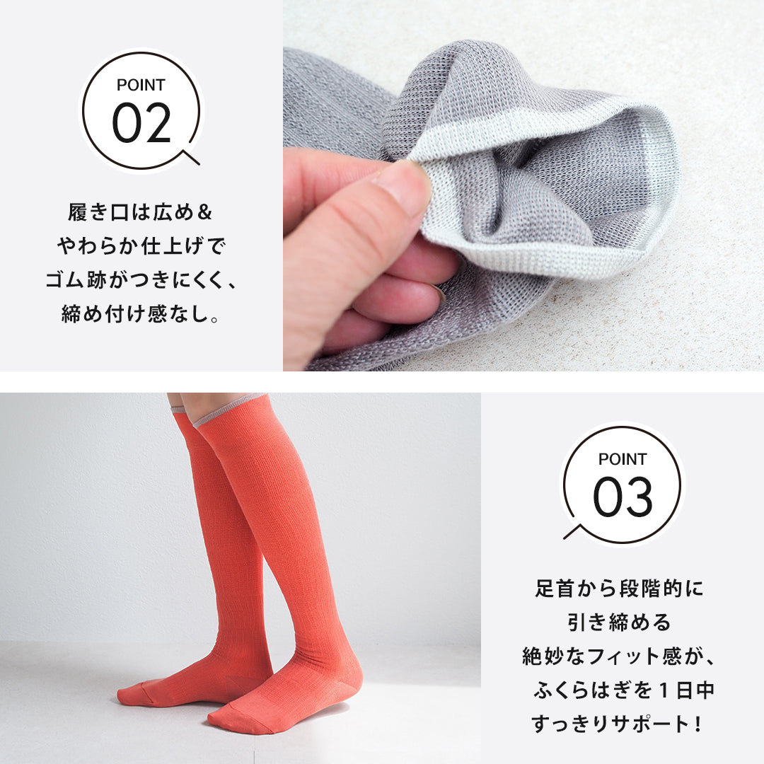 着圧ソックス ライン パープル サイズ1 119141