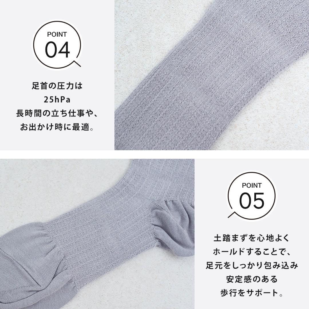 着圧ソックス ライン パープル サイズ1 119141
