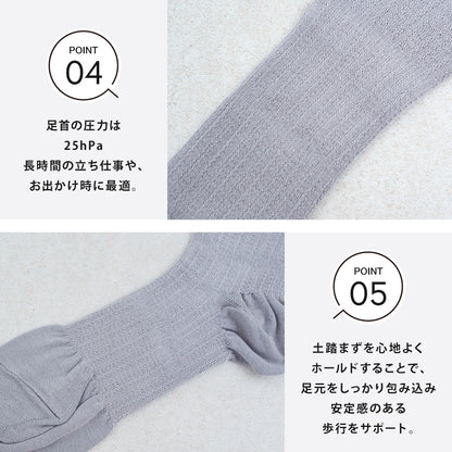 着圧ソックス ライン パープル サイズ1 119141